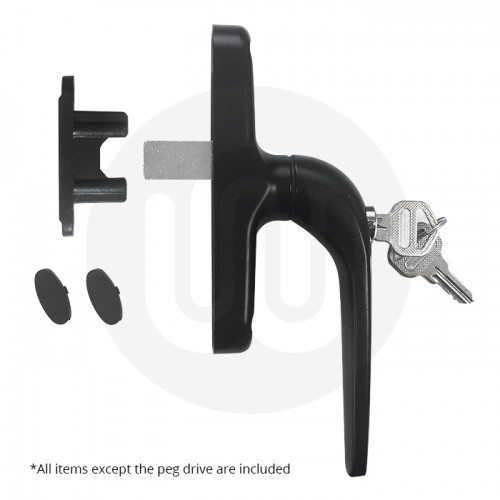 Budget FaceFitting Technal Style Peg Window Handle
